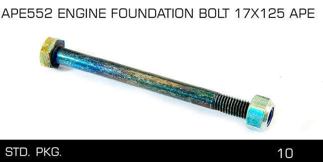 APE552 ENGINE FOUNDATION BOLT 17X125 APE